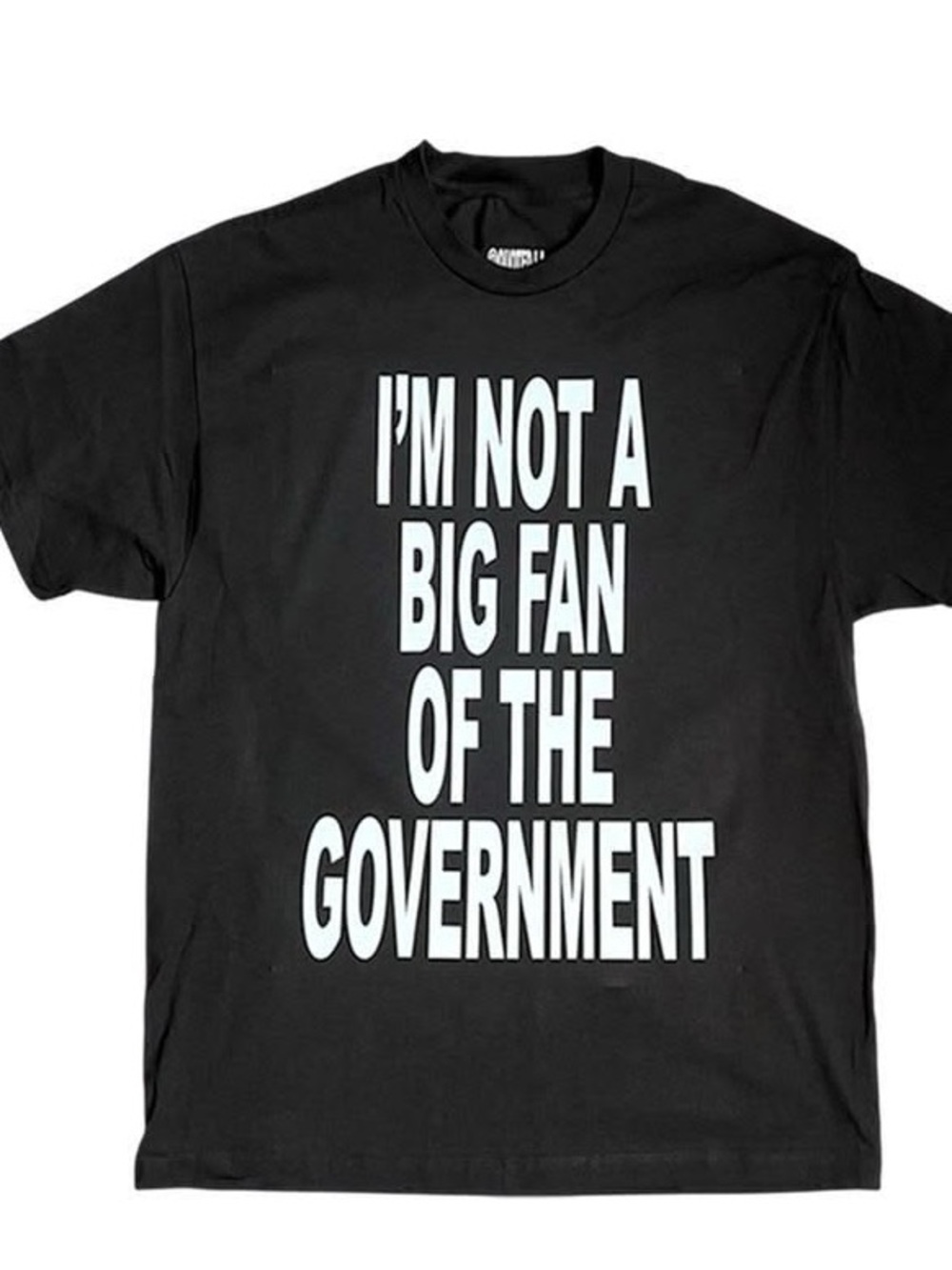 I’m Not A Big Fan Of The Government T-shirt ✅